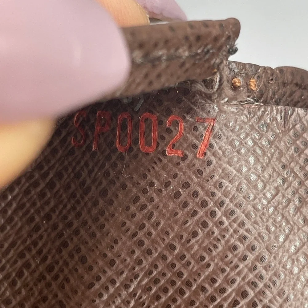 Louis Vuitton Damier Ebene Koala Wallet Brown Coated Canvas Made in France#846 - Picture 4 of 14